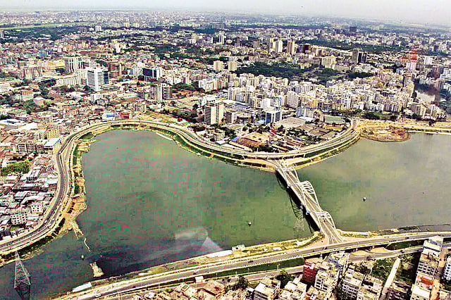 হাতিরঝিল প্রকল্পের একাংশ l ছবি: সাহাদাত পারভেজ