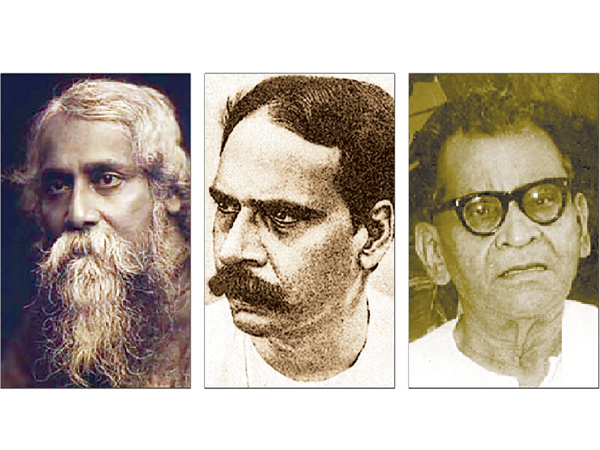 রবীন্দ্রনাথ ঠাকুর,প্রমথ চৌধুরী,সুনীতিকুমার চট্টোপাধ্যায়