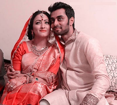 বিয়ের আসরে হৃদয় খান ও সুজানা
