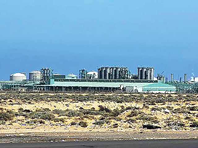 লিবিয়ার আল–ঘানি তেলক্ষেত্র। ছবি: এএফপি