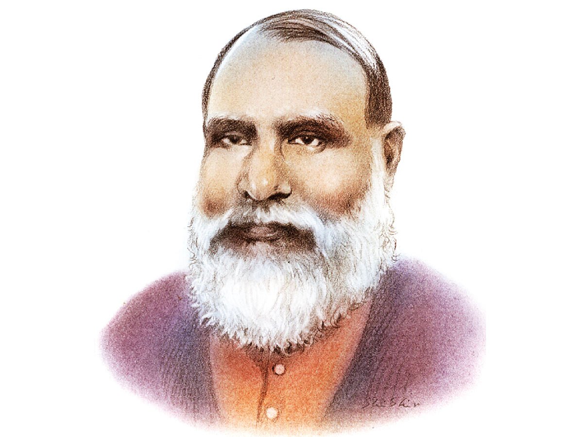 মীর মশাররফ হোসেন, প্রতিকৃতি: শিশির ভট্টাচার্য্য