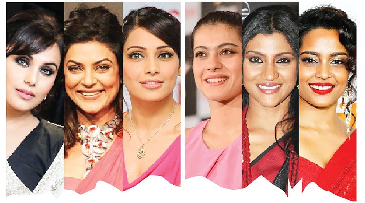 রানী মুখার্জি,সুস্মিতা সেন,বিপাশা বসু,কাজল,কঙ্কনা সেন শর্মা,শাহানা গোস্বামী