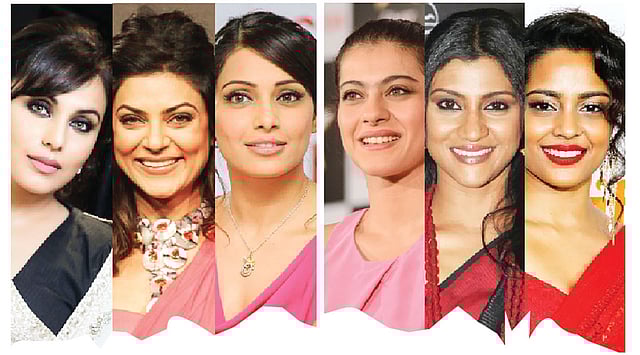 রানী মুখার্জি,সুস্মিতা সেন,বিপাশা বসু,কাজল,কঙ্কনা সেন শর্মা,শাহানা গোস্বামী