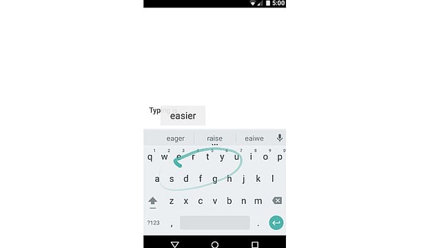 সোয়াইপ পদ্ধতিতে দ্রুত শব্দ গঠন করা যায়