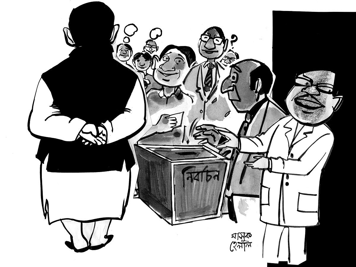 অঙ্কন: মাসুক হেলাল