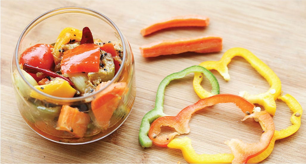 আম-ক্যাপসিকাম আচার