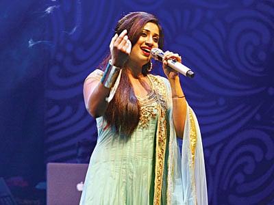 শ্রেয়া ঘোষাল l ছবি: প্রথম আলো