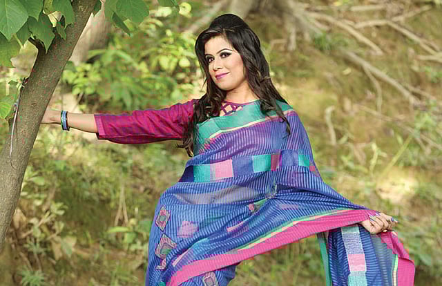 শাড়ি খ প্রথম, তুলিস ক্রিয়েশন, মডেল: মিলি