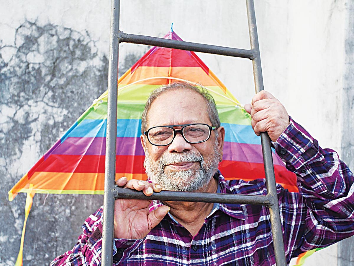 চুরাশিতে পা দিলেন মুর্তজা বশীর l ছবি: নাসির আলী মামুন