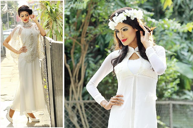 সোনালি, চাপা সাদা কিংবা ছাই রংগুলোও সাদার সঙ্গে মানিয়ে যাবে