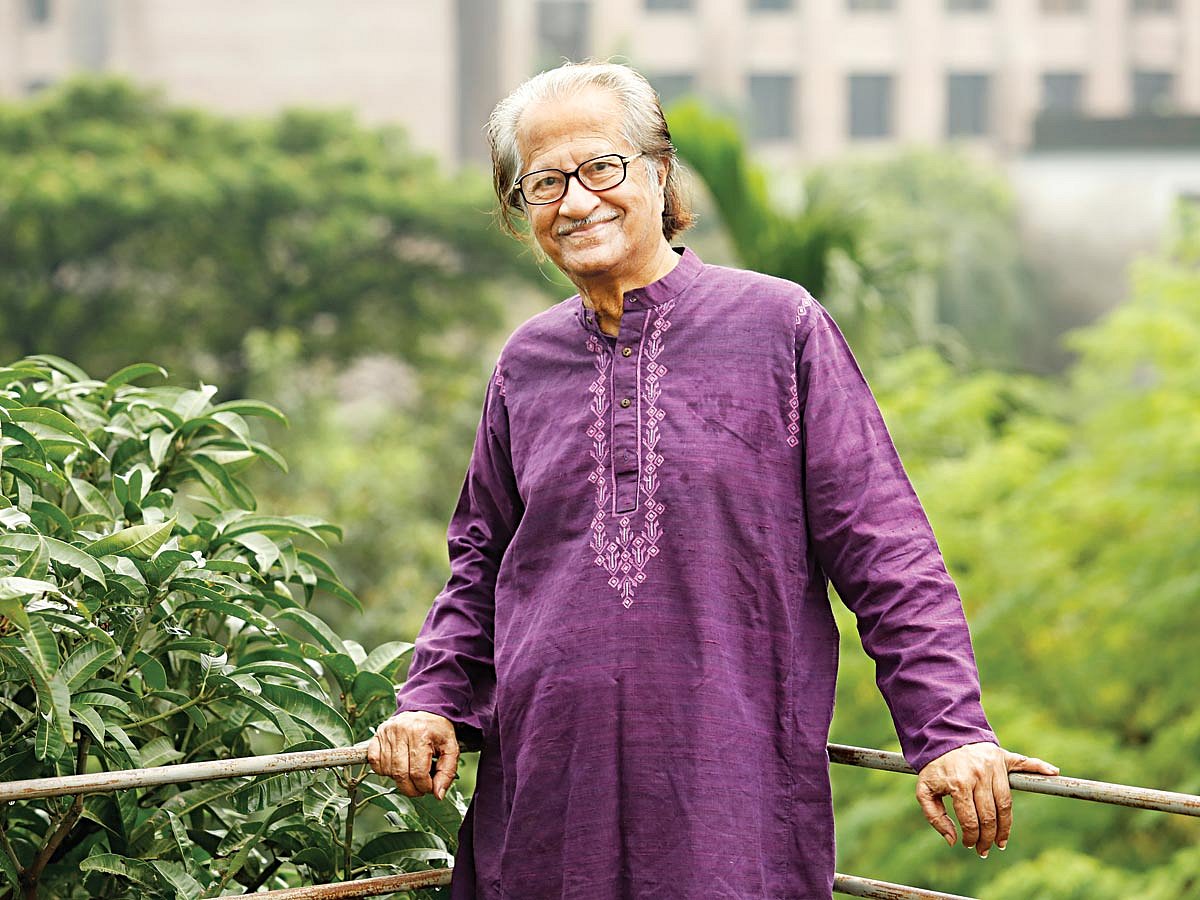 সদা থাকেন আনন্দে, তাই ৮০ বছরেও সজীব মুস্তাফা মনোয়ার l ছবি: সুমন ইউসুফ