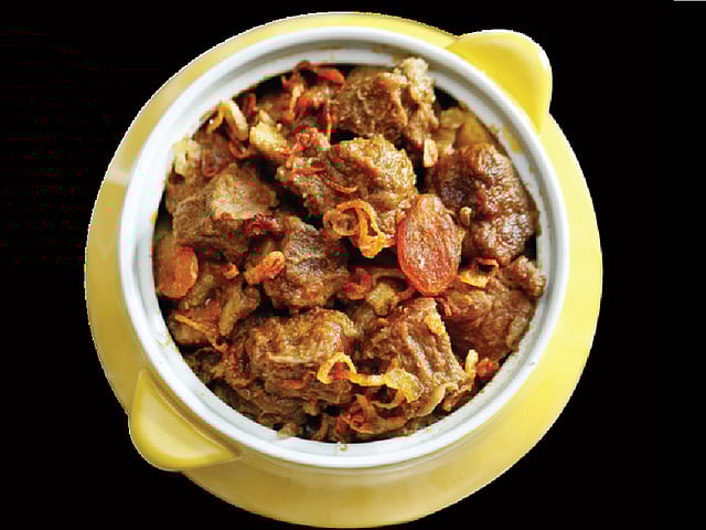 খাসির মাংসের কালিয়া