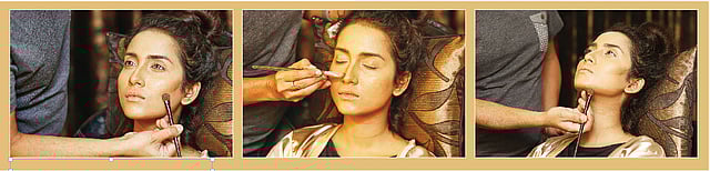 ধাপে ধাপে কনট্যুরিং। মেকআপ: বাপন রহমান