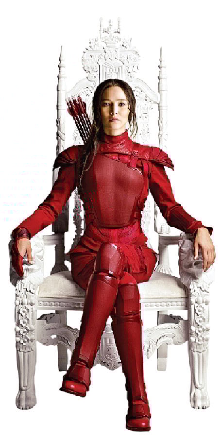 দ্য হাঙ্গার গেমস: মকিংজে পার্ট টু ছবিতে জেনিফার লরেন্স