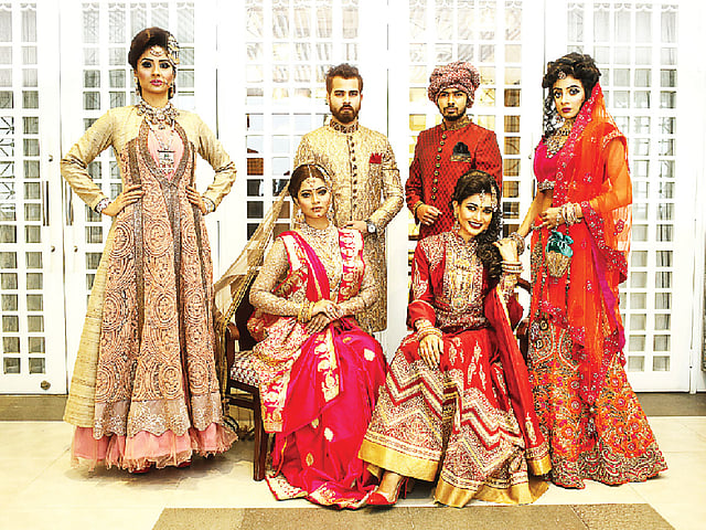 সাজ: কানিজ আলমাস খান, গয়না: জরোয়া হাউস, কনক ও কাজী কামরুল ইসলাম, স্থান: লা মেরিডিয়ান ঢাকা, ছবি: সুমন ইউসুফ