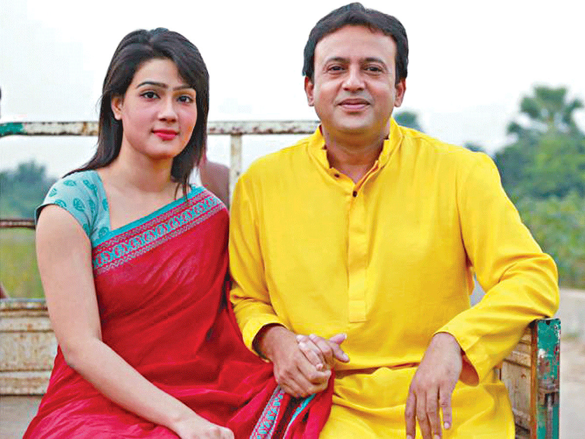 কৃষ্ণপক্ষ ছবির শুটিংয়ে মাহি ও রিয়াজ