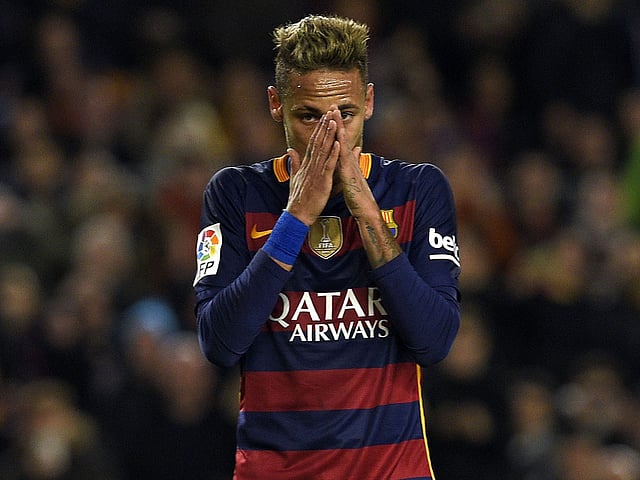 নেইমার, কাল পেনা​ল্টি মিসের পর। ছবি: এএফপি