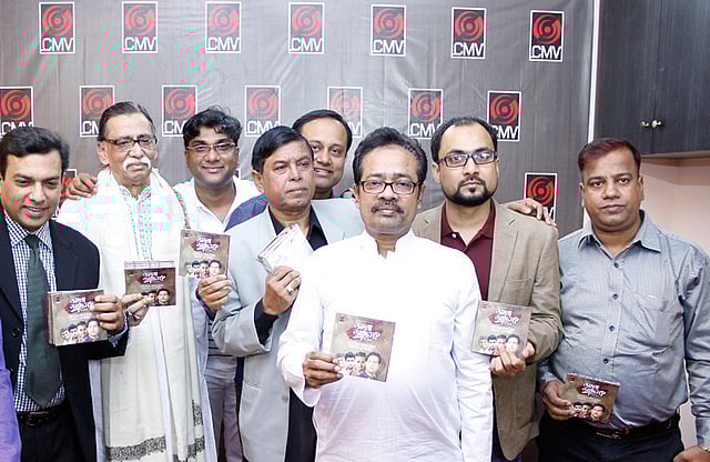 নতুন করে অডিও প্রযোজনা প্রতিষ্ঠান ‘সিএমভি’-র উদ্বোধনের পর আলম খান অন্যান্যরা