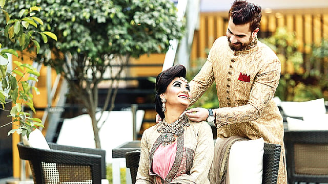 বিয়ের আগের প্রস্তুতি সতেজ রাখবে বিয়ের দিনে। মডেল: ইতিশা ও ফাহিম, ছবি: নকশা
