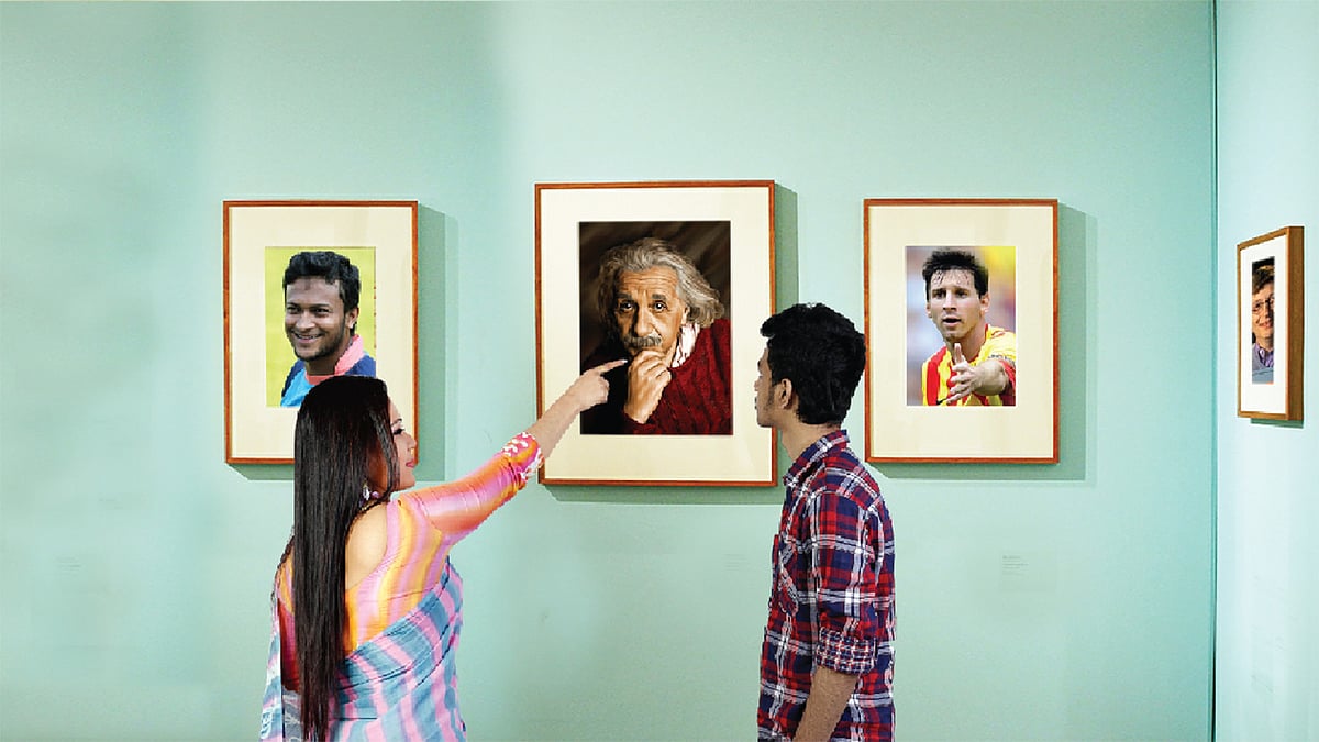 নিজের ইচ্ছা সন্তানের ওপর না চাপানোই ভালো। মডেল: মনি ও ফাহিম। ছবি: সুমন ইউসুফ