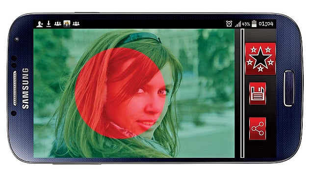 ছবিতে দেশের পতাকার ছাপ