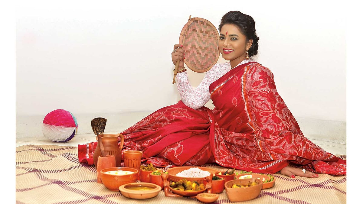 ২২ পদের বৈশাখী রান্না। ছবি: খালেদ সরকার