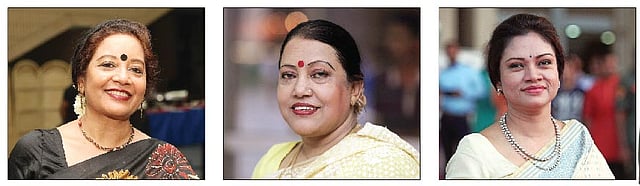 শাহীন সামাদ,ফরিদা পারভীন,অদিতি মহসিন