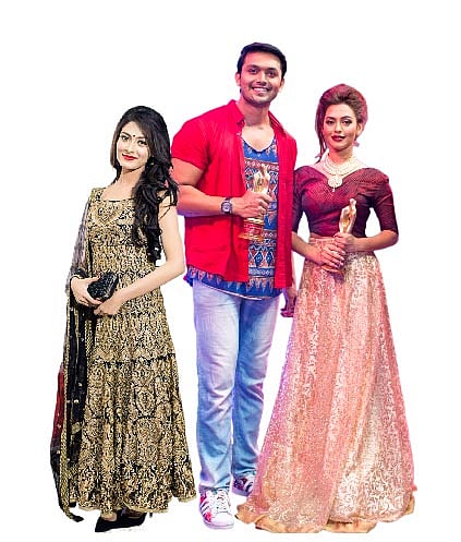 মেহজাবিন,আরিফিন শুভ ও নুসরাত ফারিয়া