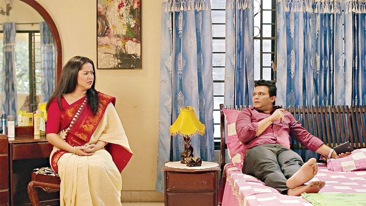 হিয়ার মাঝে লুকিয়ে ছিলে নাটকের দৃশ্যে নাদিয়া ও নাঈম