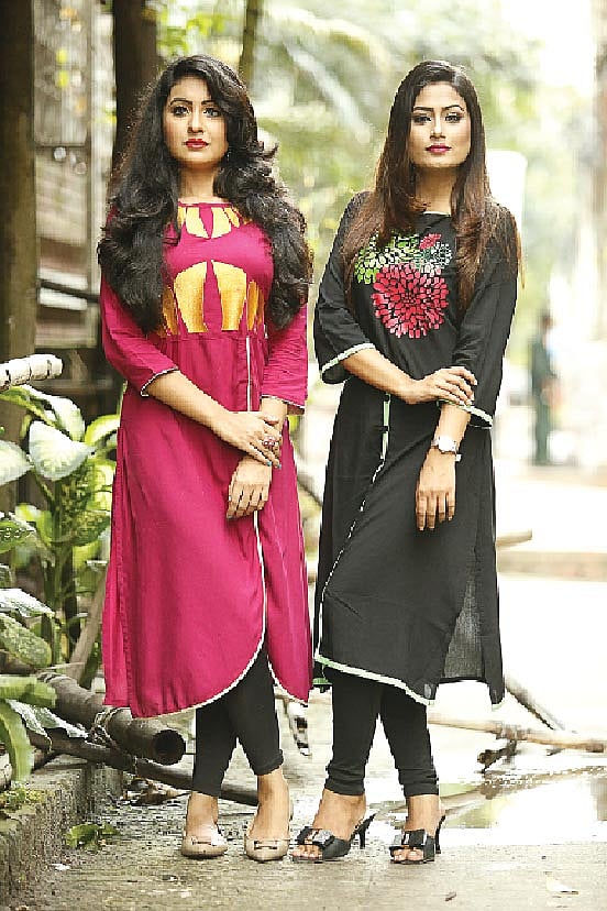 ঈদের আগে চুলের ছাঁটে আনতে পারেন নতুন আঙ্গিক। মডেল: তন্বী ও অহনা চুলের কাট: মিউনিস ব্রাইডাল, পোশাক: গ্রামীণ ইউনিক্লো, ছবি: নকশা