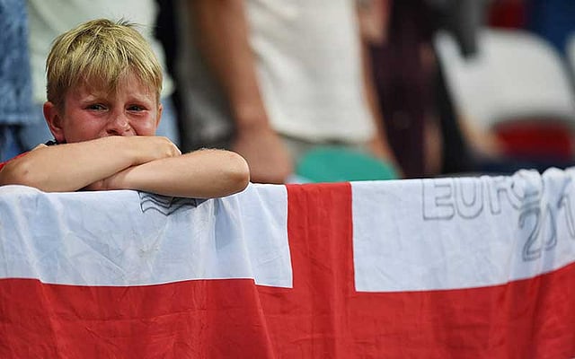আন্তর্জাতিক ফুটবলে আবারও সাফল্যহীন ইংল্যান্ড। ছবি: এএফপি