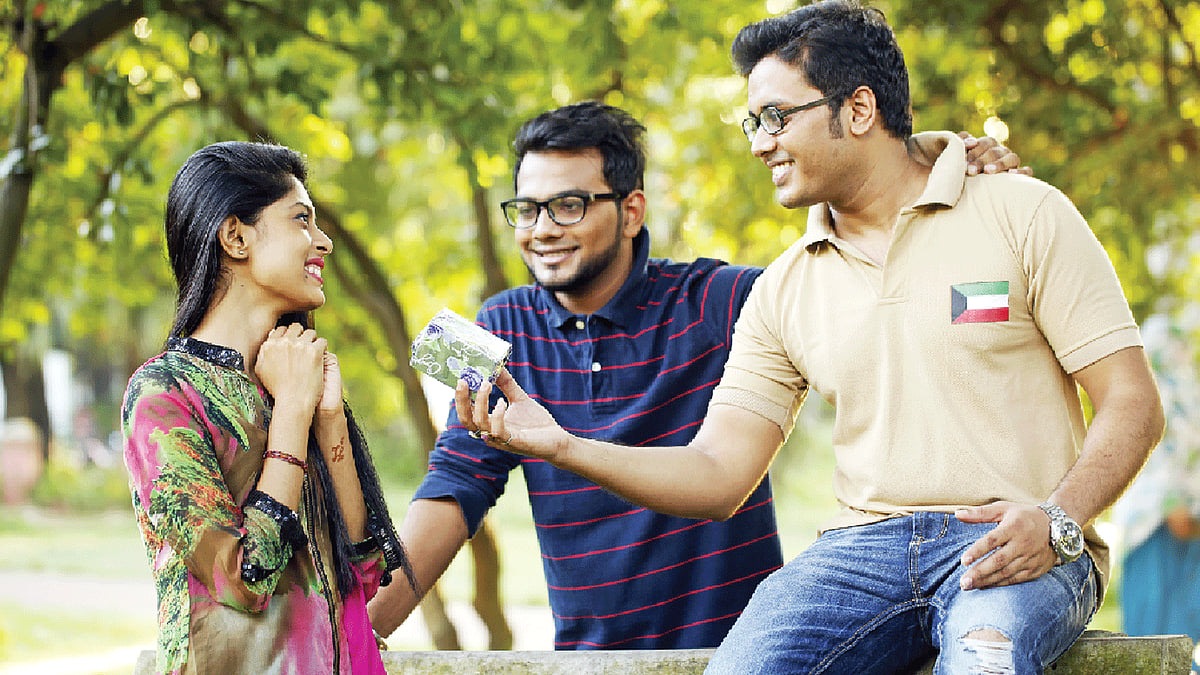 মডেল: শশী, রনি ও শিহাব। ছবি: সুমন ইউসুফ