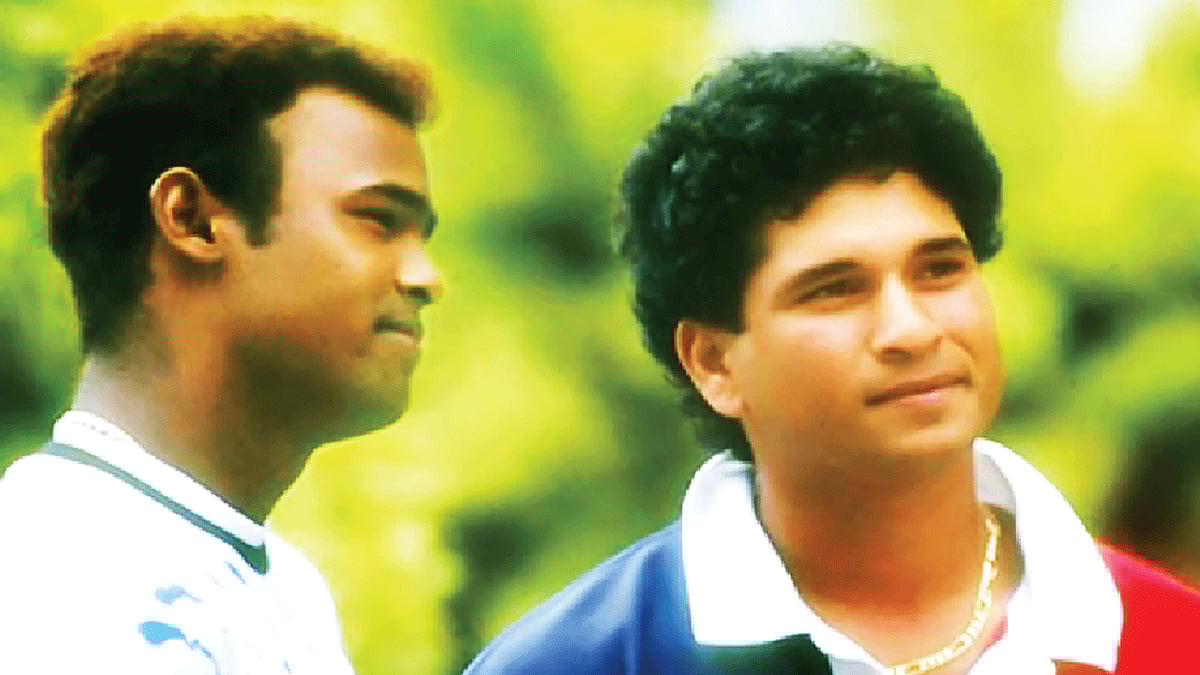 বিনোদ কাম্বলি ও শচীন টেন্ডুলকার