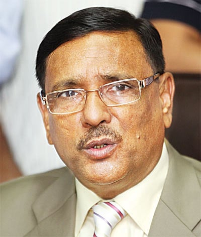 ওবায়দুল কাদের।ফাইল ছবি