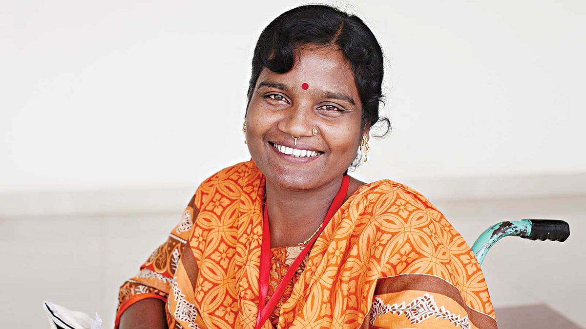 কাজল রেখার মুখে সাফল্যের হাসি l ছবি: খালেদ সরকার