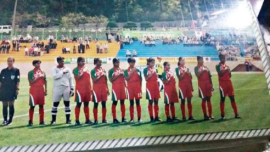 ২০০৫ এএফসি অনূর্ধ্ব-১৭ মেয়েদের চ্যাম্পিয়নশিপে বাংলাদেশ l ছবি: সংগৃহীত