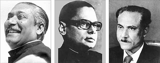 বঙ্গবন্ধু শেখ মু​িজবুর রহমান, আবু সাঈদ চৌধুরী, সাহাবুদ্দীন আহমদ