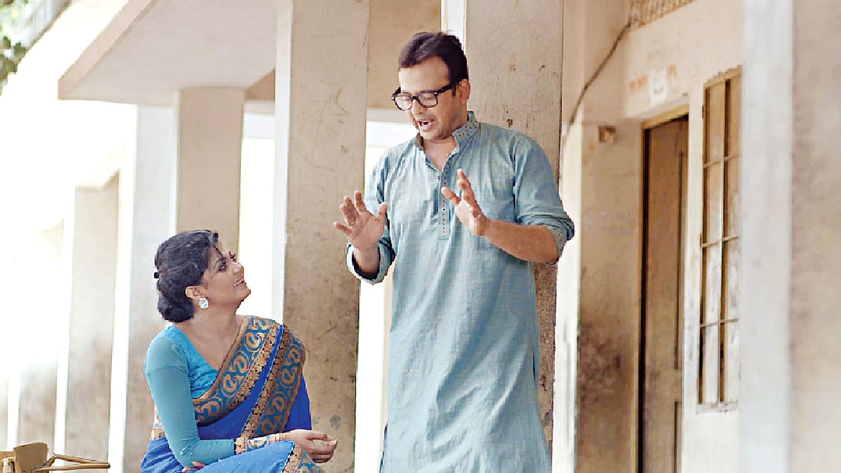 মৌরানী নাটকের দৃশ্যে মৌসুমী হামিদ ও রিয়াজ