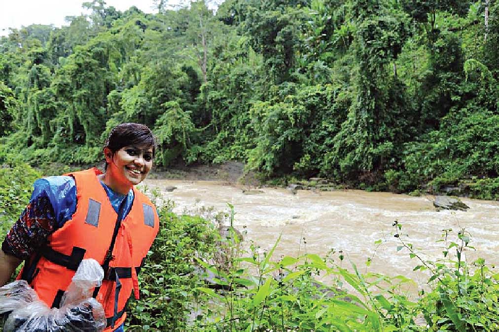 মা হলেও যেতে পারেন অ্যাডভেঞ্চার করতে। ছবি: নজরুল ইসলাম