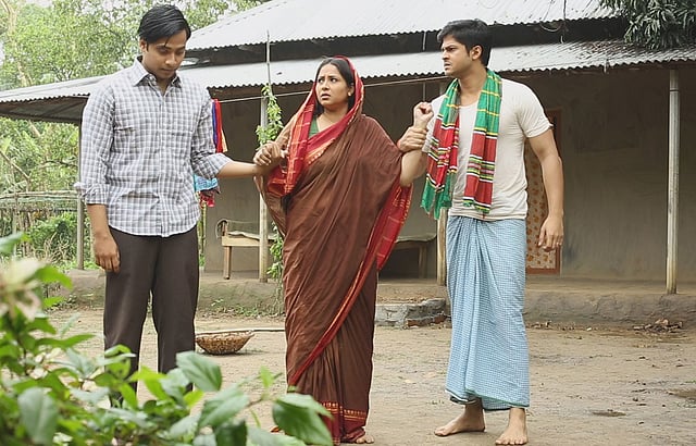 ‘সোনার পাখি রুপার পাখি’ ধারাবাহিকের একটি দৃশ্য