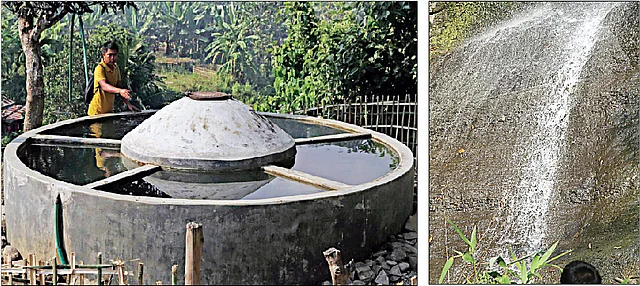 পাড়ার তিন কিলোমিটার দূরে পাহাড়ি ঝরনা। ঝরনা থেকে পাইপের মাধ্যমে পাড়ার কাছেই স্থাপিত ট্যাংকে জমা হচ্ছে পানি। সেই পানি আবার ঘরে ঘরে পৌঁছেও দেওয়া হচ্ছে। রাঙামাটির নানিয়ারচর উপজেলার ঘিলাছড়ি ইউনিয়নের চৈ ছড়ি মোনপাড়া থেকে ২২ নভেম্বর ছবিটি তুলেছেন সুপ্রিয় চাকমা