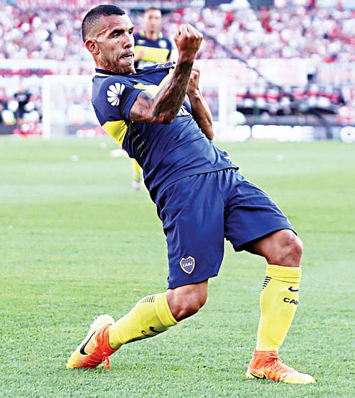 তেভেজের গোল উদ্যাপন l এএফপি