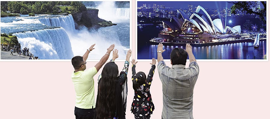 সচ্ছল, প্রতিষ্ঠিত পরিবারও সন্তানের ভবিষ্যতের কথা ভেবে ‘সেকেন্ড হোম’ গড়তে উন্নত দেশে যেতে চান। ছবিটি প্রতীকী