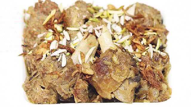 খাসির মাংসের কোর্মা