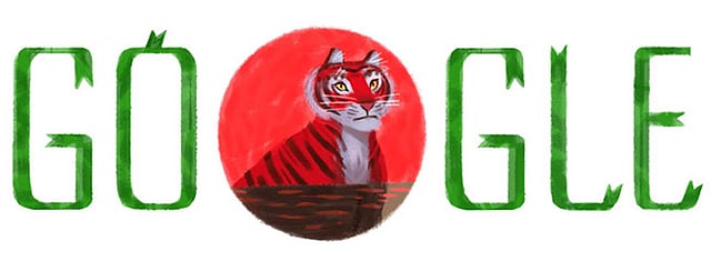 ২০১৫ সালের ২৬ মার্চ গুগলের ডুডল