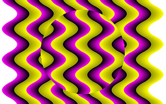 বলুন তো ছবিটা কোন দিকে সরে আসছে? ডান দিকে, না বাঁ দিকে?