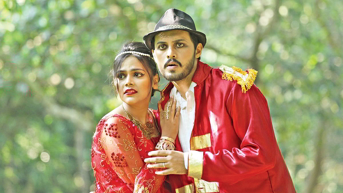 জাদুকর নাটকের দৃশ্যে সামিয়া ও ইরফান সাজ্জাদ