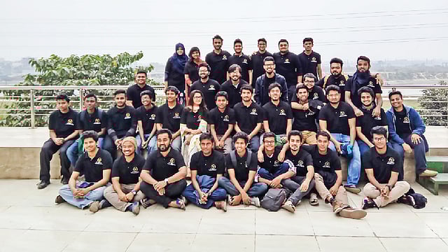 বিইউপি বিজনেস অ্যান্ড কমিউনিকেশন ক্লাবের সদস্যরা। ছবি: সংগৃহীত