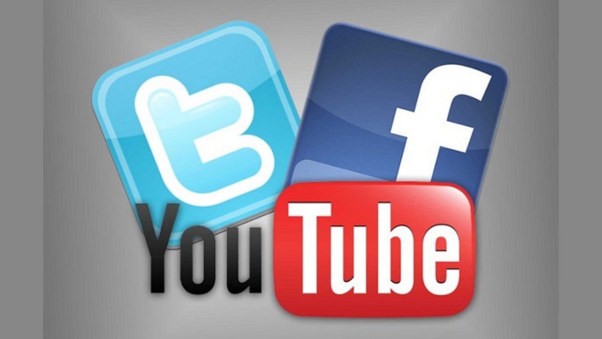 ফেসবুক-ইউটিউব-টুইটার