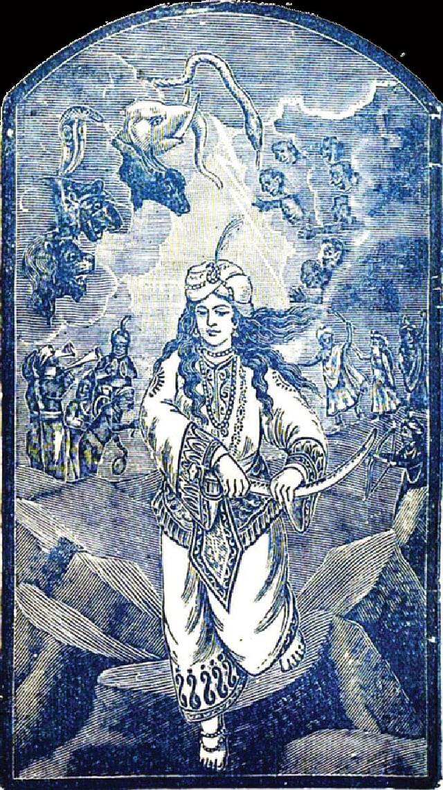 ১৯০৭ সালে দক্ষিণারঞ্জন মিত্র মজুমদারের অাঁকা ঠাকুরমার ঝুলির অলংকরণ